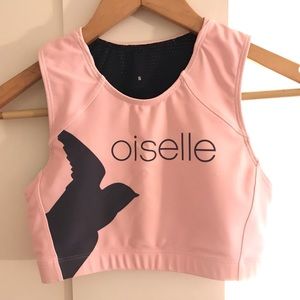 Oiselle Volee Team Crop, Bloom, Small
